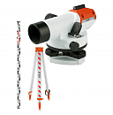 Комплект 3в1: нивелир RGK C-24 + штатив, рейка 3м